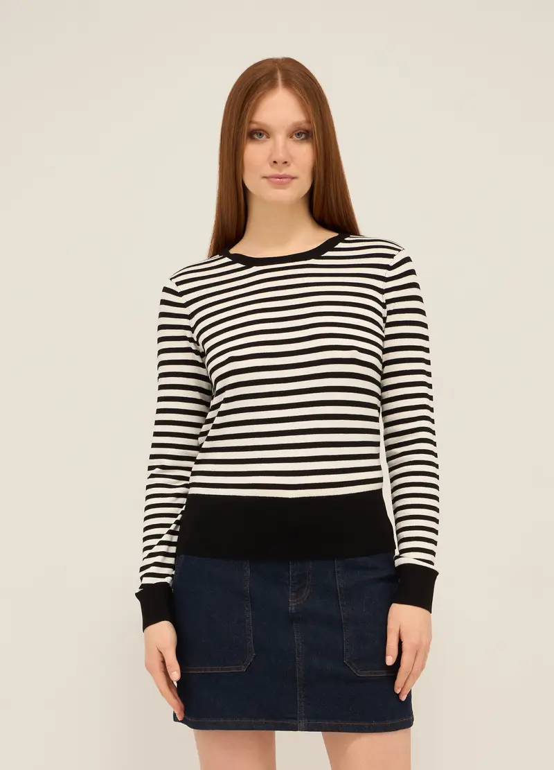 Upim, Pullover In Misto Viscosa Donna, Blu navy, Taglia: XS