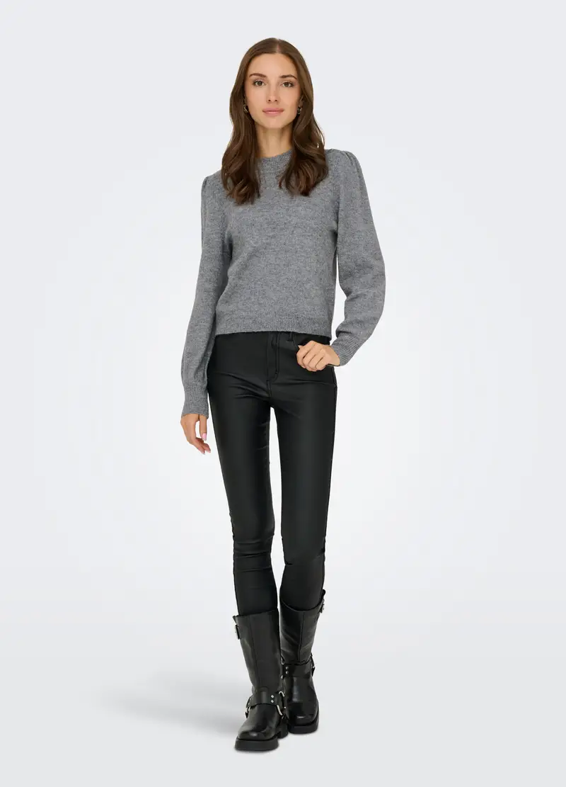 Pullover Mélange Donna, Unisex, Grigio miniatura 3