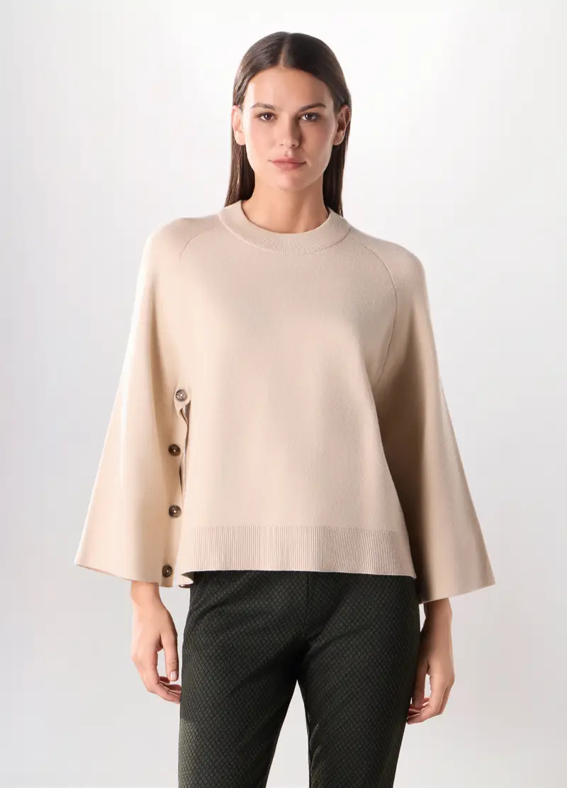 Upim, Pullover Misto Viscosa Donna, Beige chiaro, Taglia: S