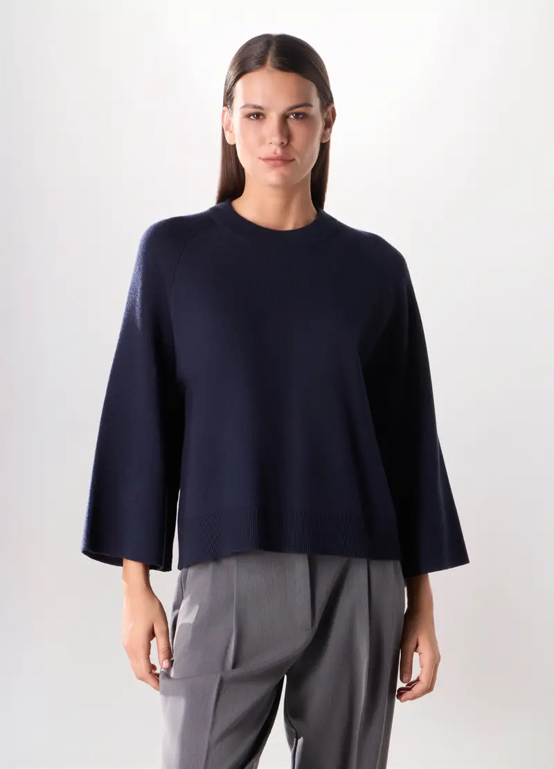 Upim, Pullover Misto Viscosa Donna, Blu navy, Taglia: S