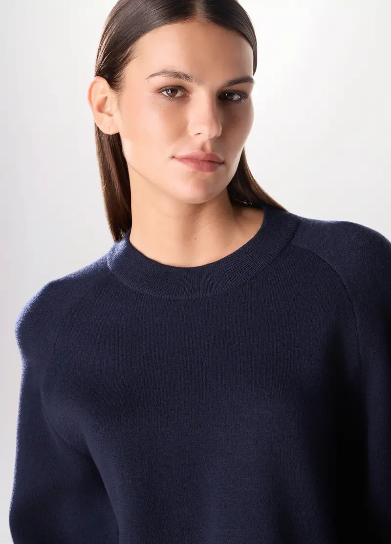 Upim, Pullover Misto Viscosa Donna, Blu navy, Taglia: S miniatura 2