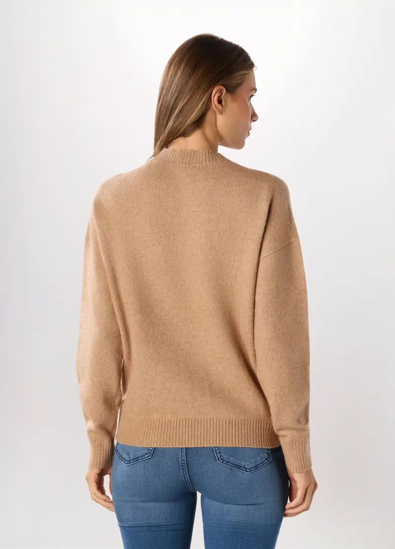 Pullover Tricot Donna, Arancione chiaro miniatura 2