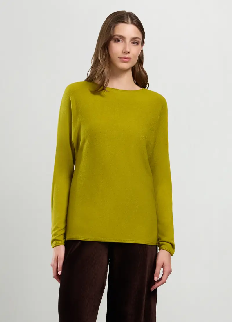 Pullover Tricot Donna, Verde pistacchio
