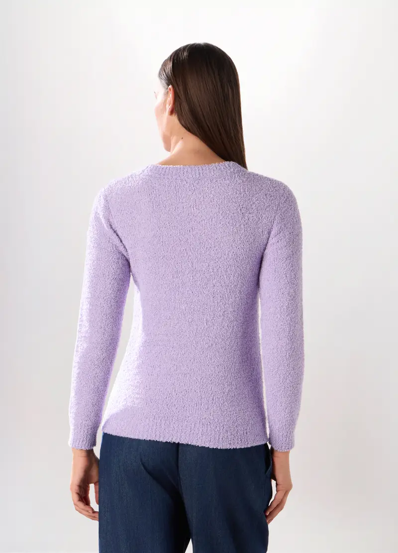 Pullover Tricot Donna, Viola lilla miniatura 2