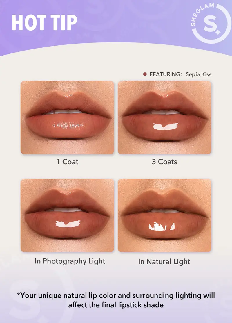 Rossetto Brillante Mirror Kiss - Own Your Shine, Unisex, Rosso miniatura 3