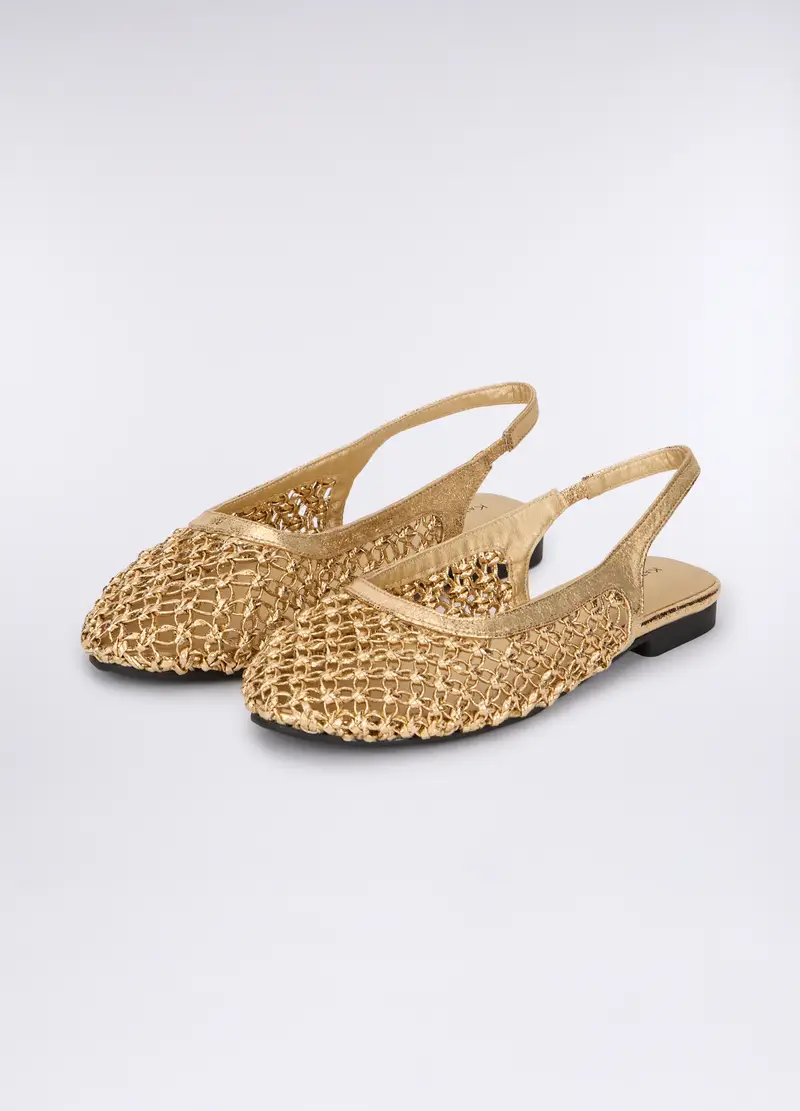 Sandalo Ballerina Operate Donna, Giallo Oro