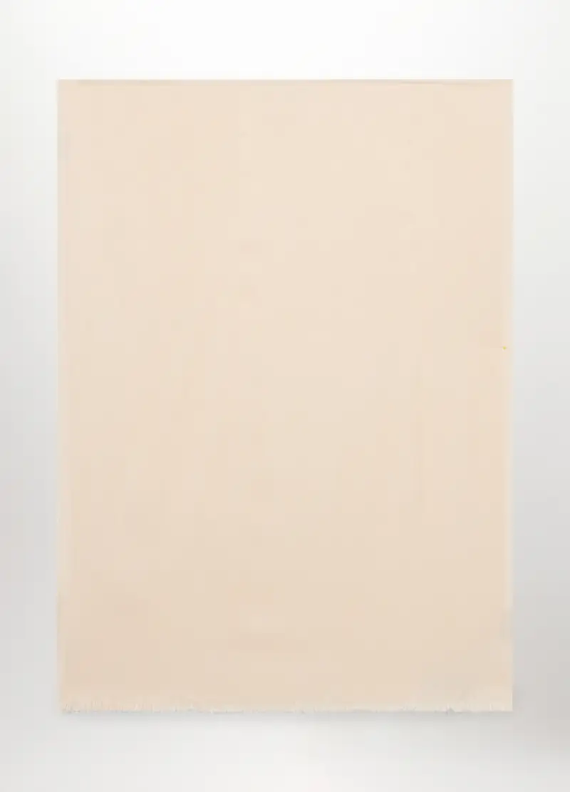 Sciarpa In Viscosa Tinta Unita Donna, Beige