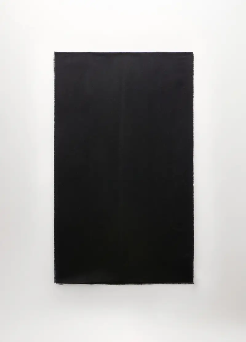 Sciarpa Misto Viscosa Donna, Nero