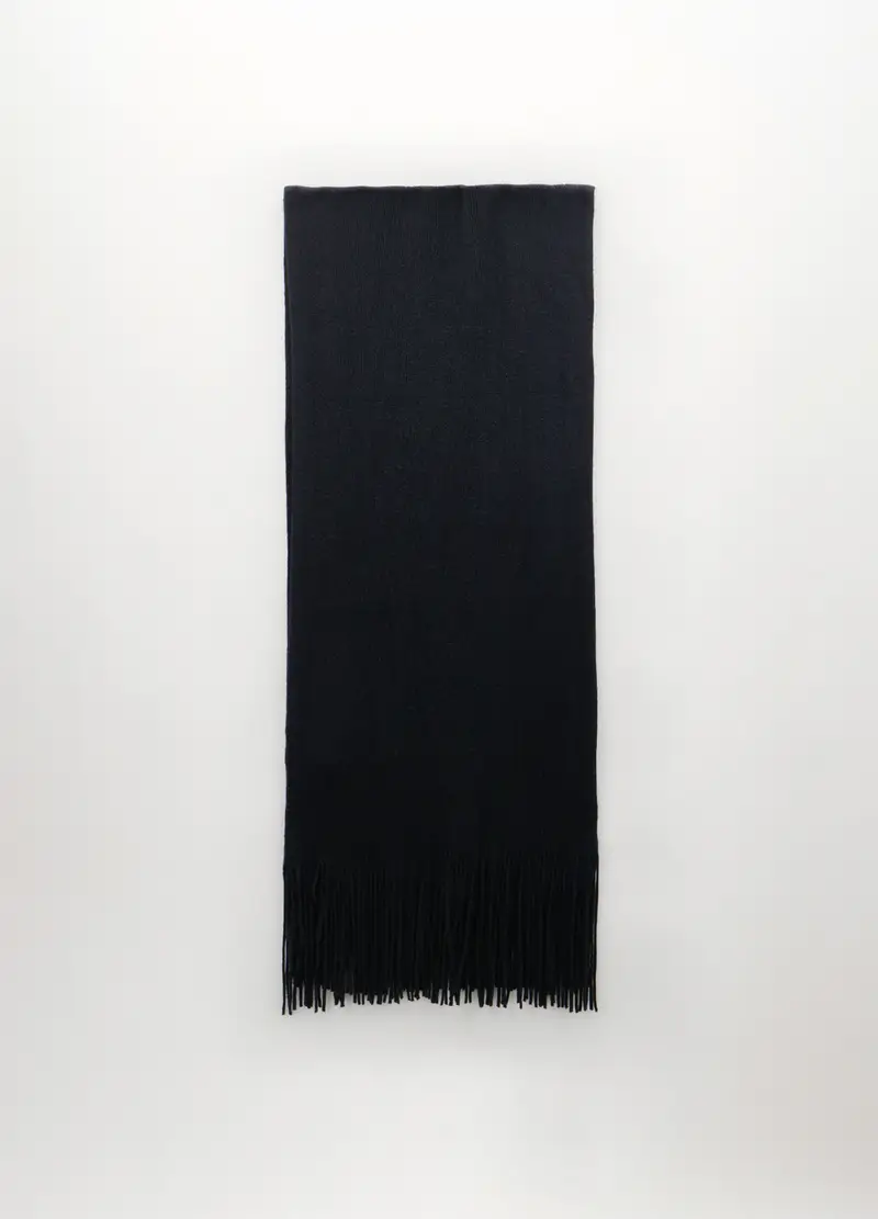 Sciarpa Tricot Donna, Nero