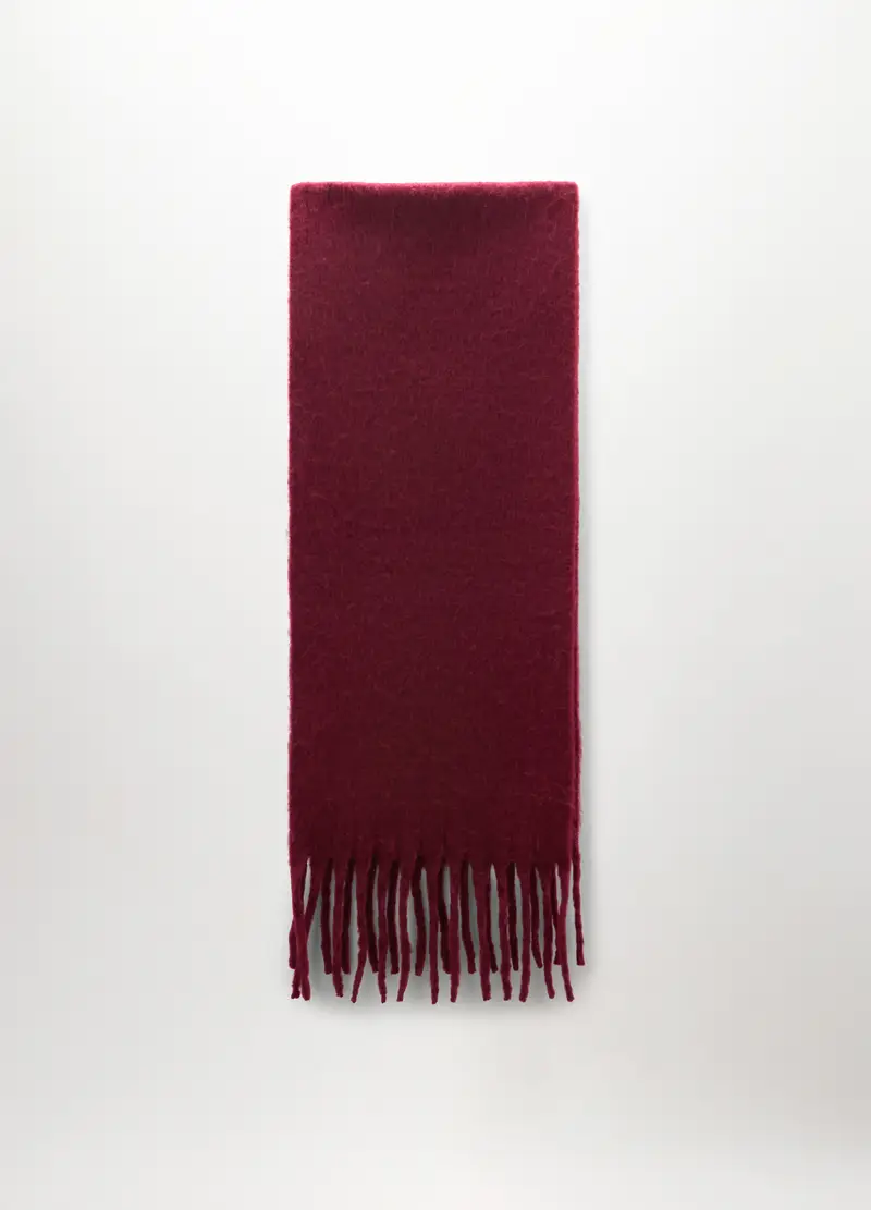 Sciarpa Tricot Donna, Rosso burgundy