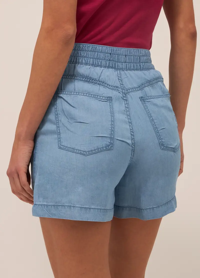 Upim, Shorts In Pura Lyocell Donna, Azzurro chiaro, Taglia: 40 miniatura 2