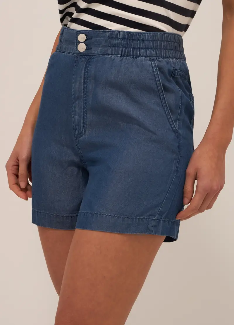 Upim, Shorts In Pura Lyocell Donna, Blu chiaro, Taglia: 40 miniatura 2