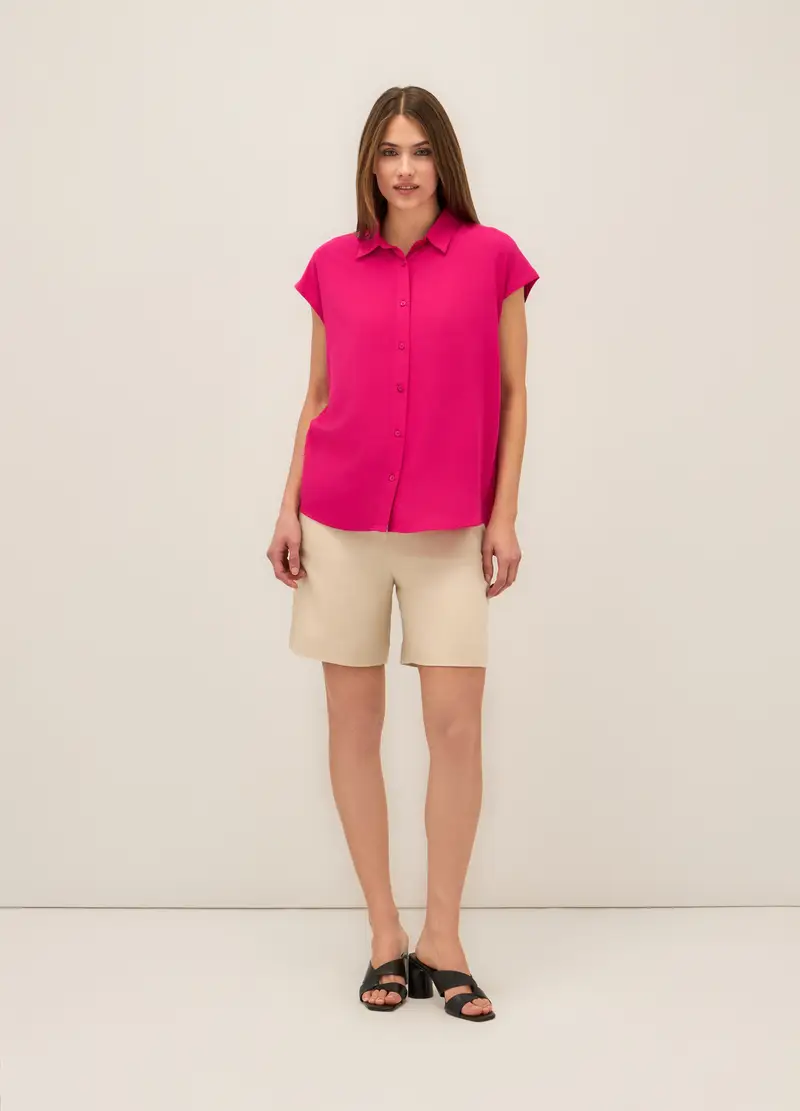 Upim, Shorts Misto Lino Donna, Beige chiaro, Taglia: XS