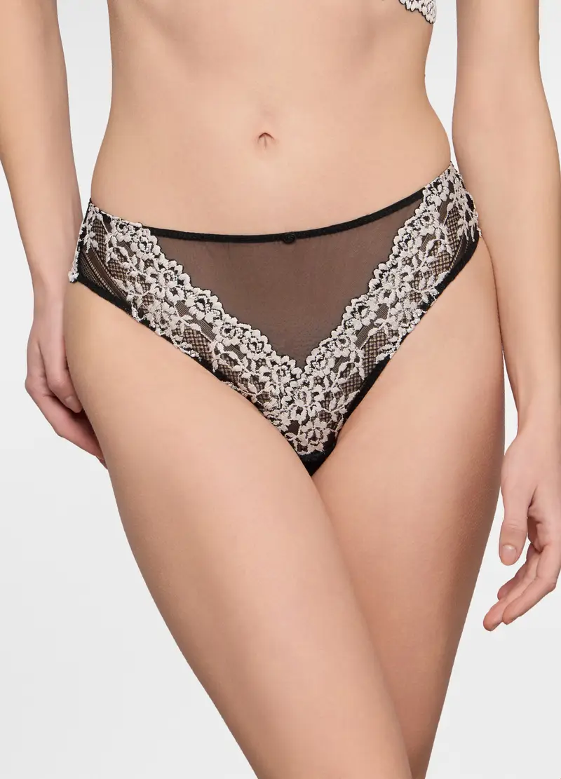 Upim Slip Donna Nero 4221800 miniatura 3