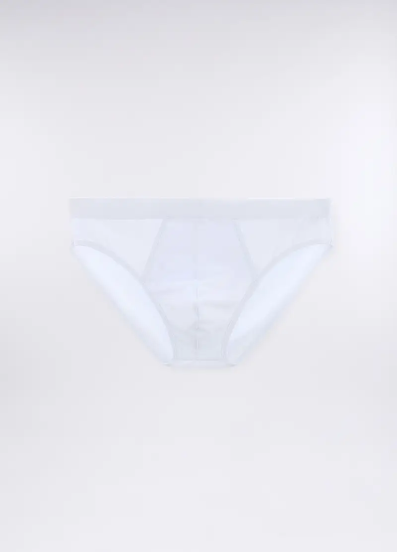 Slip In Cotone Stretch Uomo, Bianco