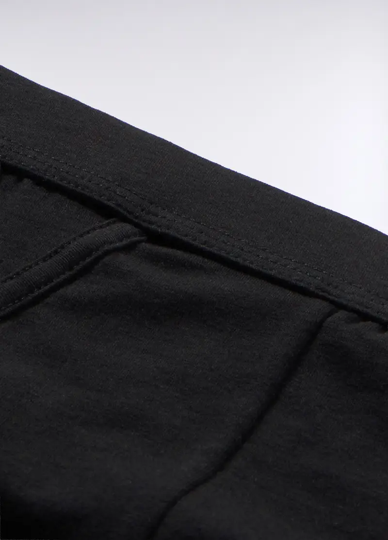 , Slip In Cotone Stretch Uomo, Nero miniatura 2