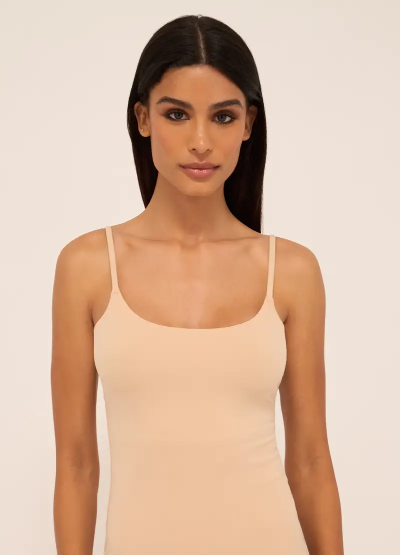 Upim, Sottoveste In Cotone Stretch Donna, Beige chiaro, Taglia: S miniatura 2