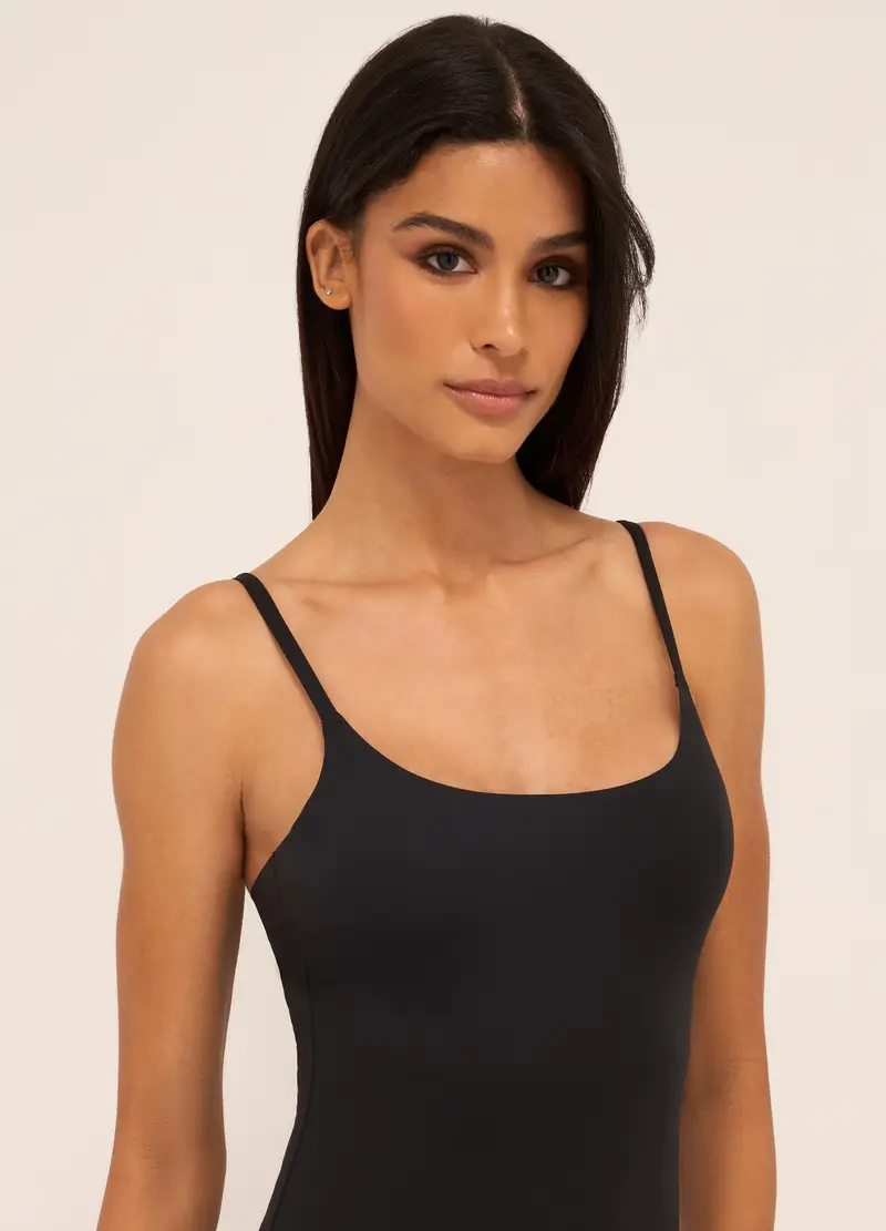 Upim, Sottoveste In Cotone Stretch Donna, Nero, Taglia: M miniatura 2