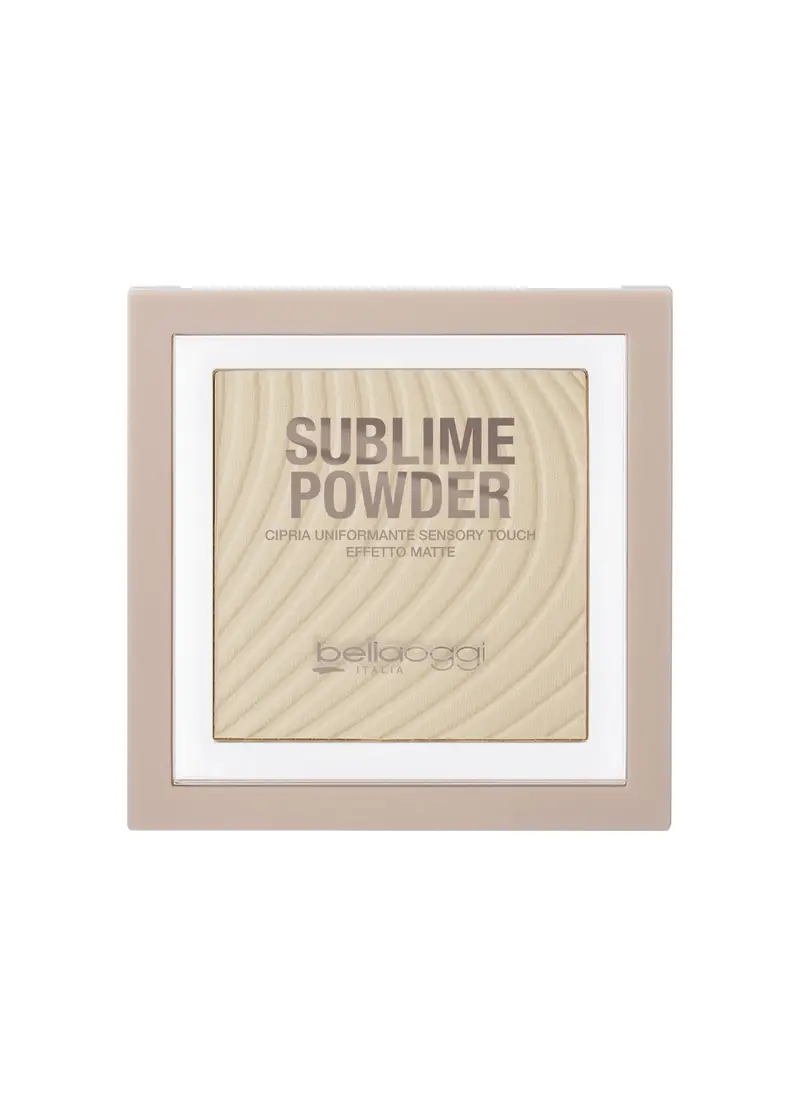 Sublime Powder - Polvere Opacizzante Sensory Touch Effetto Shine Poreless, Unisex, Rosa