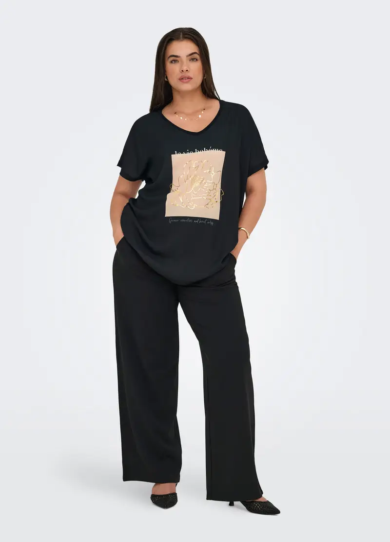 Upim T-shirt Nero 4253513 miniatura 3