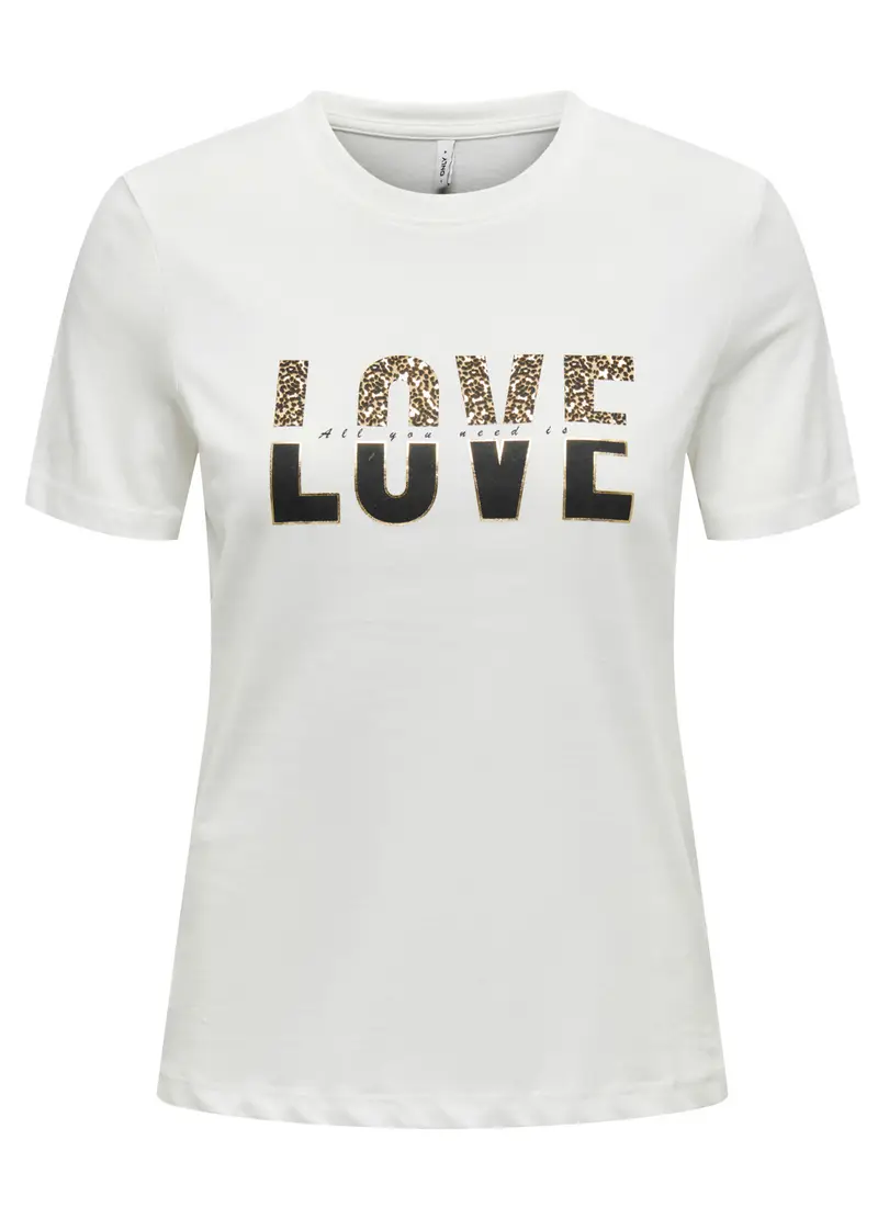 T-shirt Animalier Donna, Unisex, Bianco