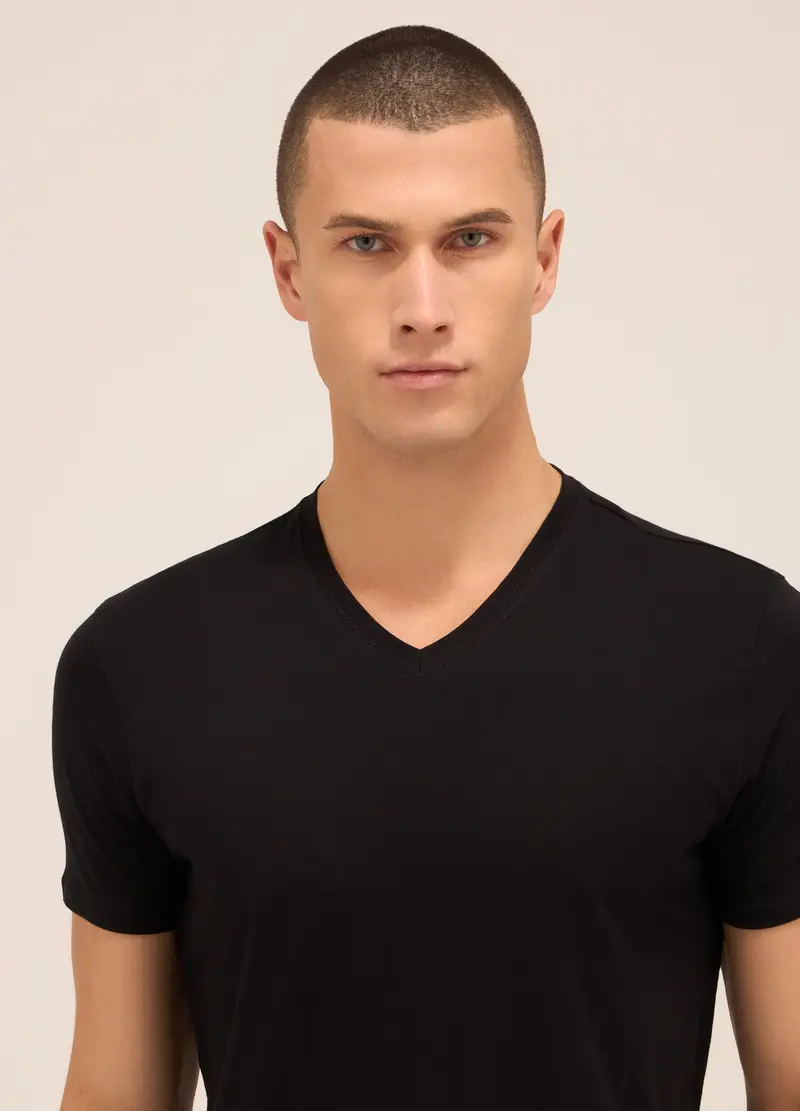Upim T-shirt Uomo Nero 970351 miniatura 2