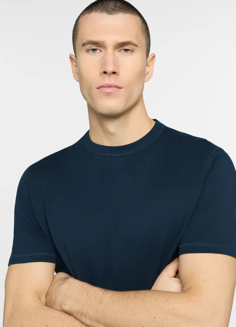 Upim T-shirt Uomo Blu 4307641 miniatura 3