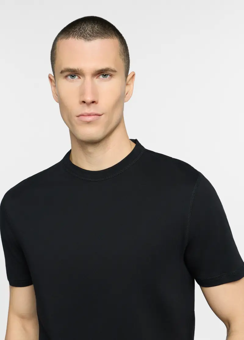 Upim T-shirt Uomo Nero 4307643 miniatura 3