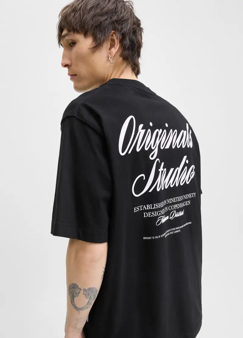 Upim T-shirt Uomo Nero 3883058 miniatura 3