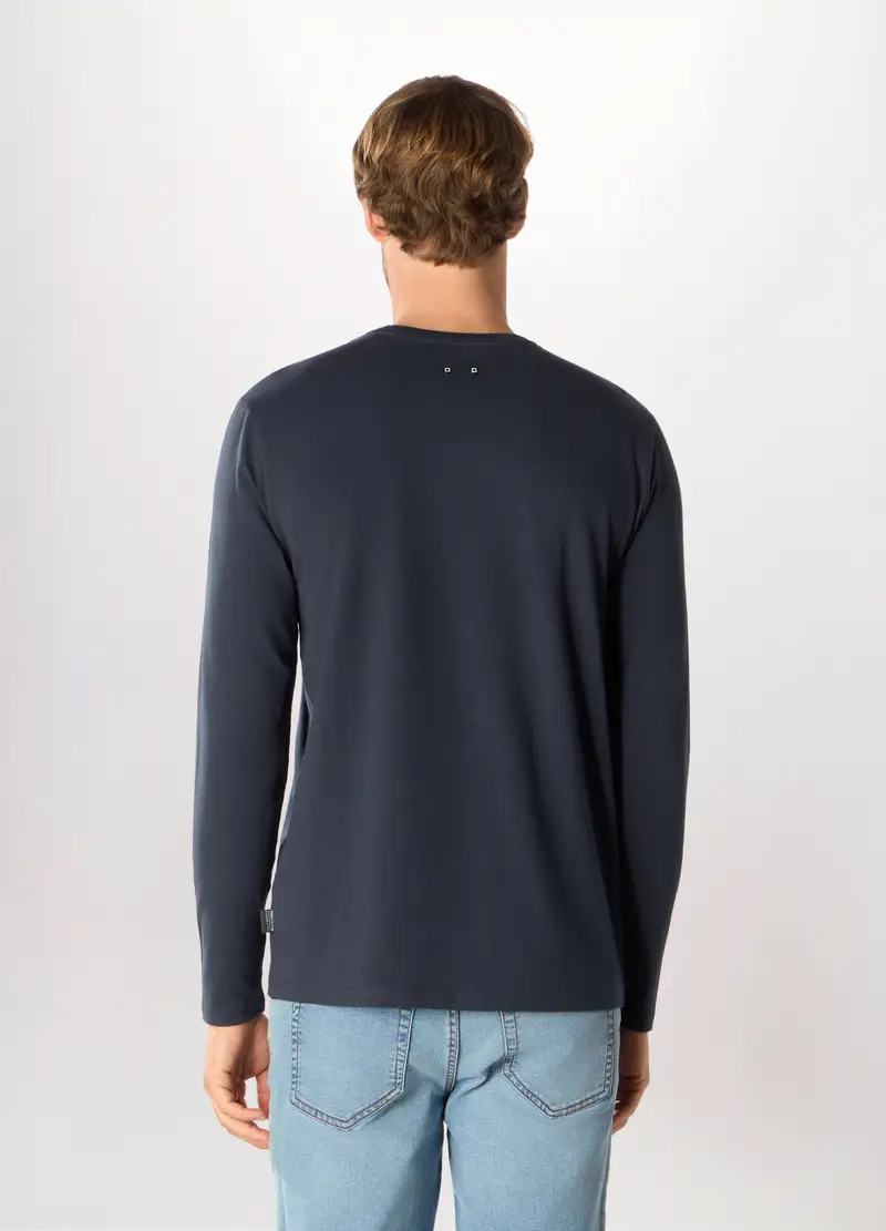 Upim T-shirt Uomo Blu 3756505 miniatura 2