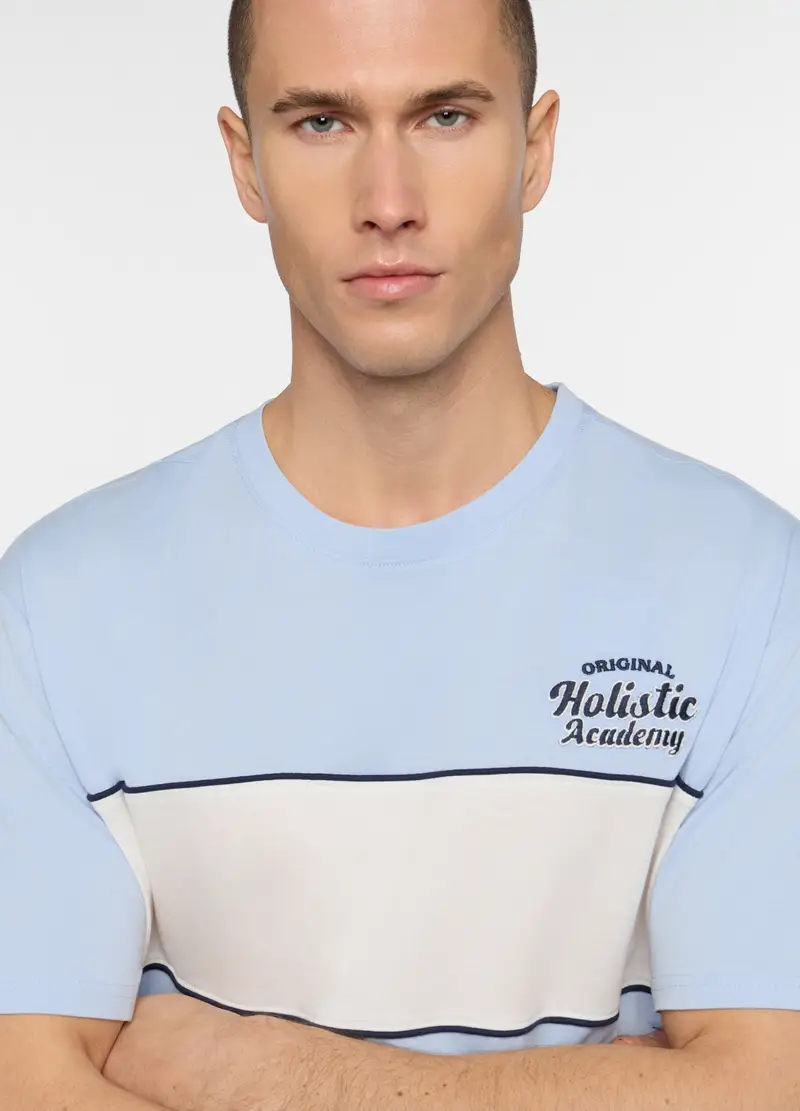 Upim T-shirt Uomo Azzurro 4221924 miniatura 3