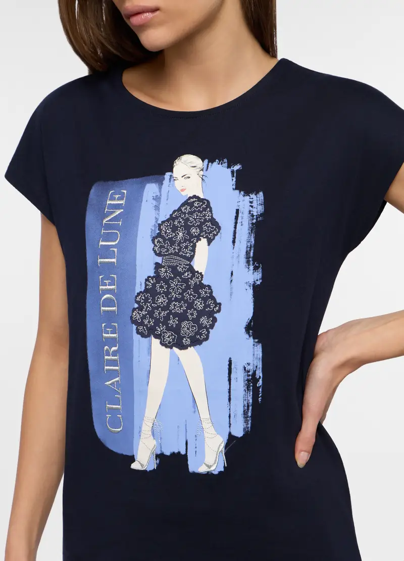 Upim T-shirt Donna Blu 4253492 miniatura 3