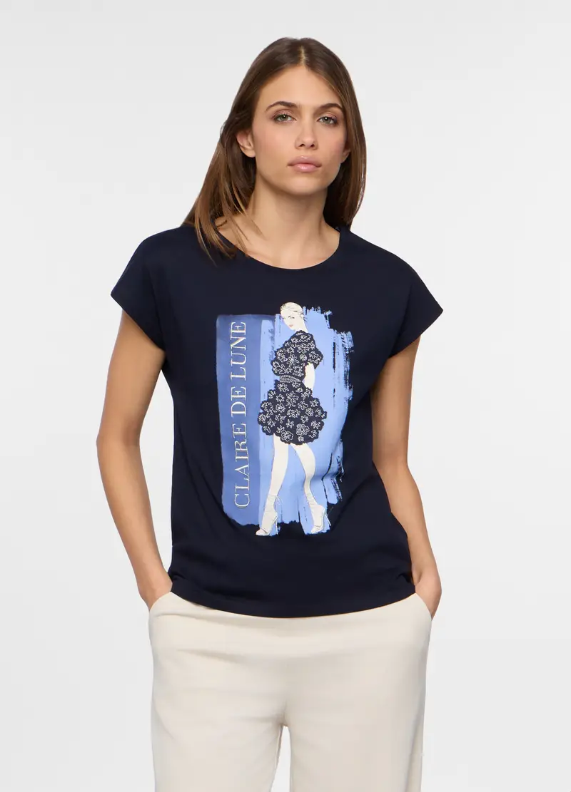 Upim T-shirt Donna Blu 4253492