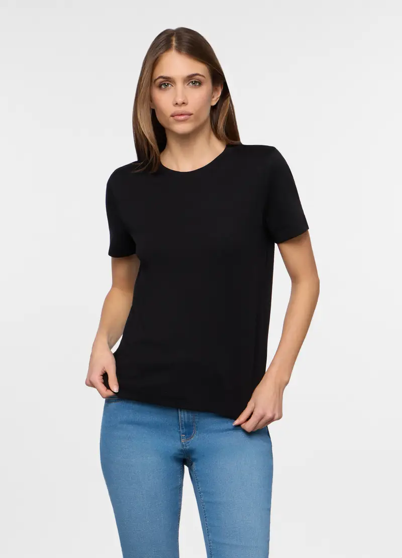 Upim T-shirt Donna Nero 4222516