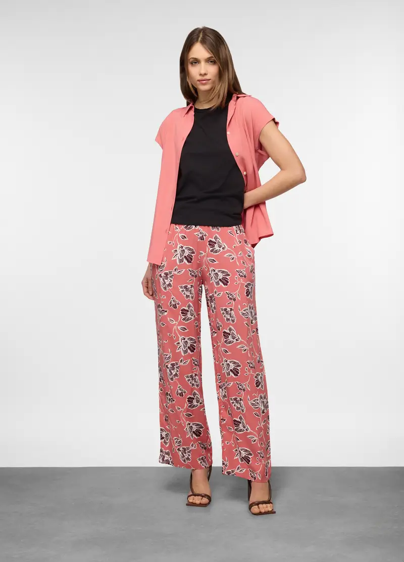 T-shirt Girocollo Donna, Nero