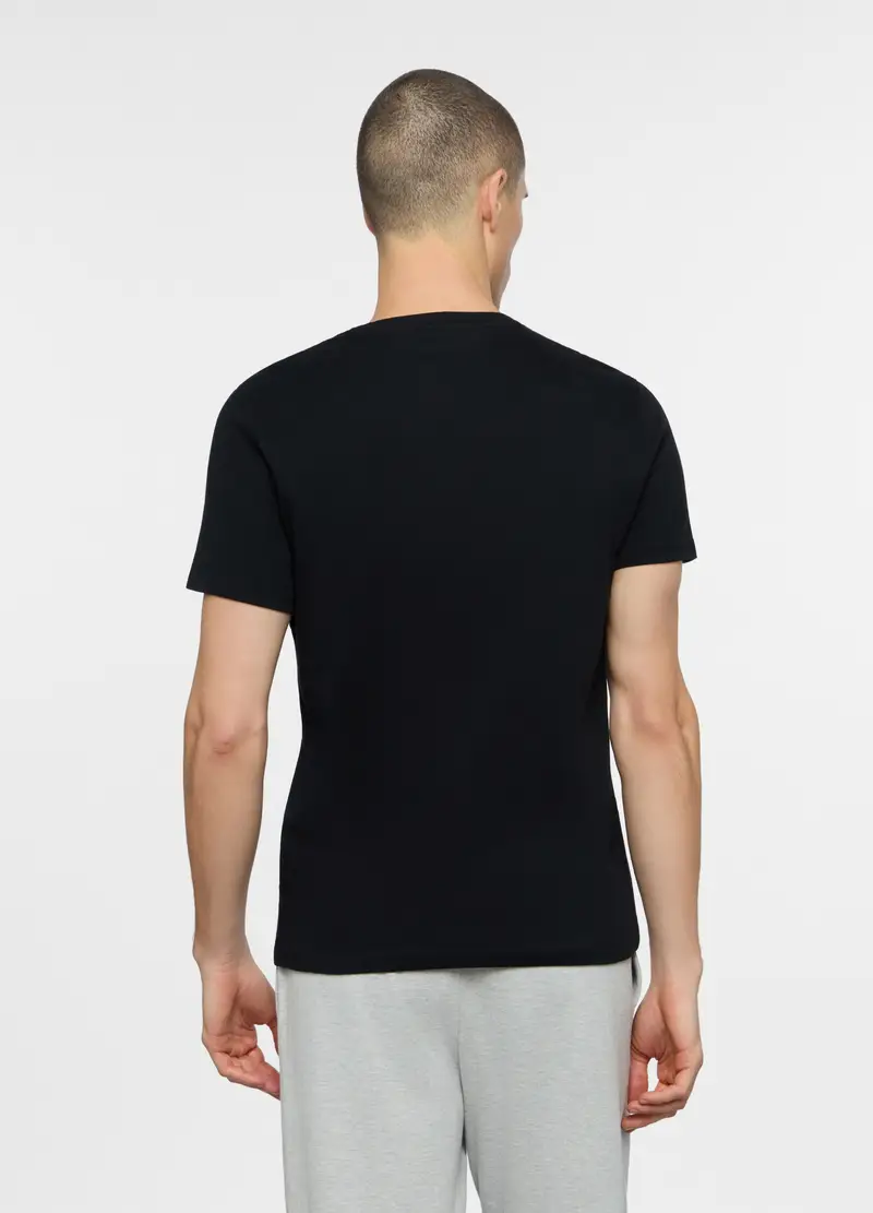 Upim T-shirt Uomo Nero 4221796 miniatura 2