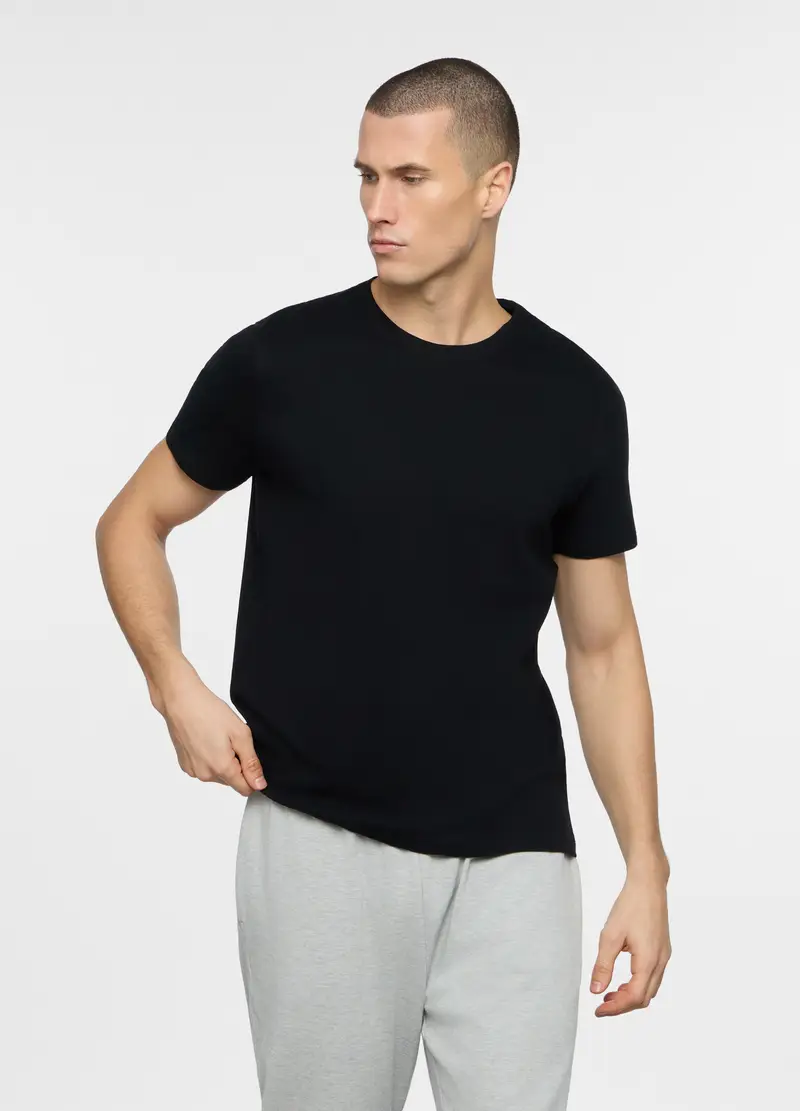 Upim T-shirt Uomo Nero 4221796