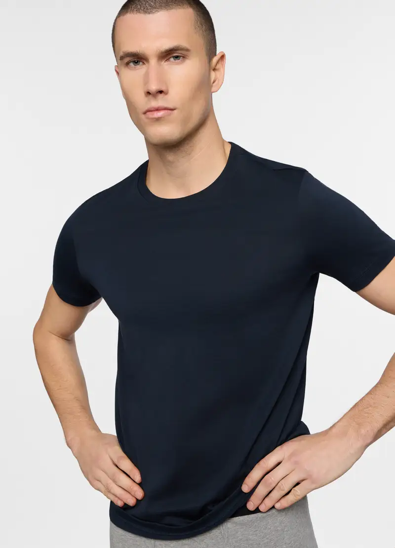 Upim T-shirt Uomo Blu 4221762 miniatura 3