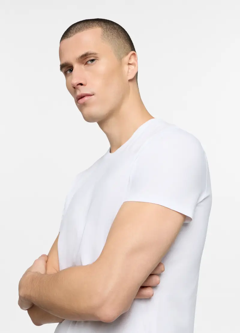 Upim T-shirt Uomo Bianco 4223584 miniatura 3