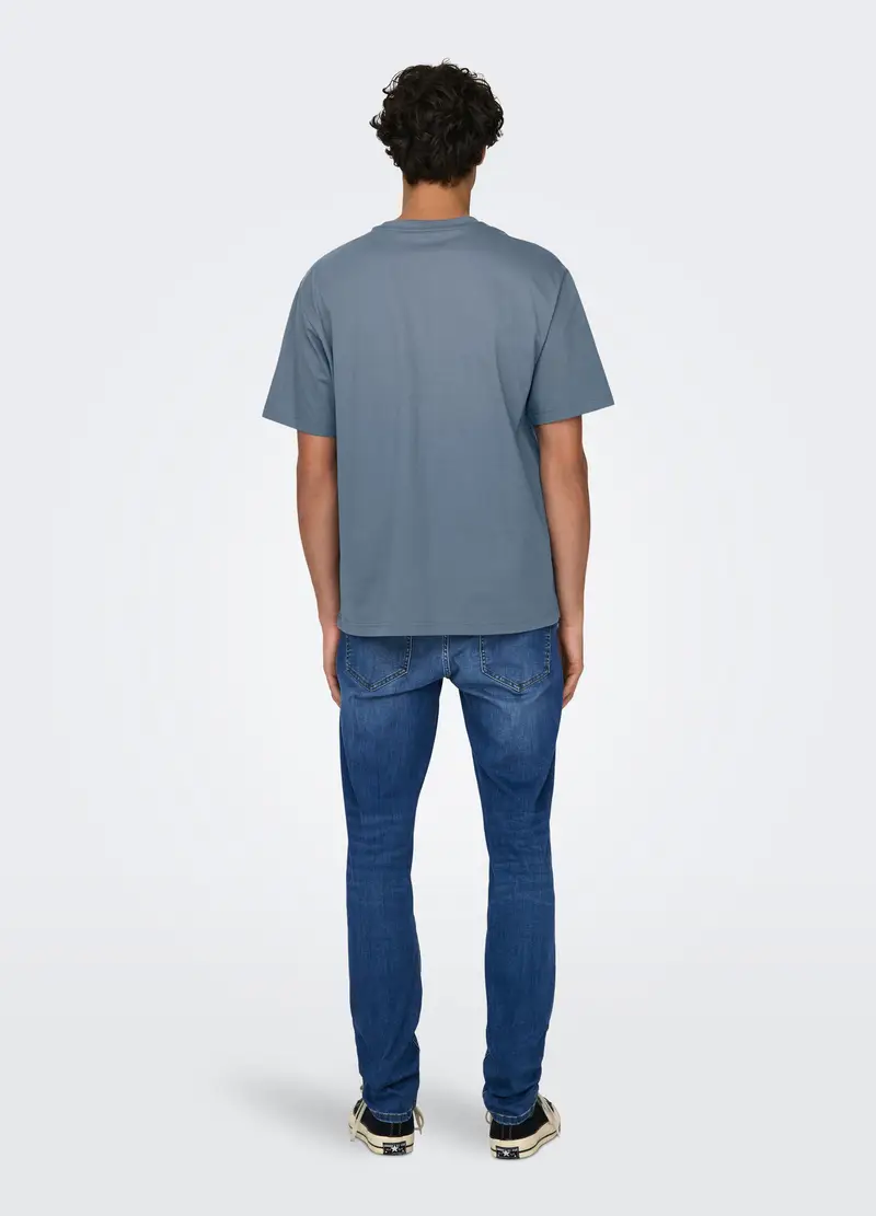 Upim T-shirt Uomo Azzurro 3756171 miniatura 2