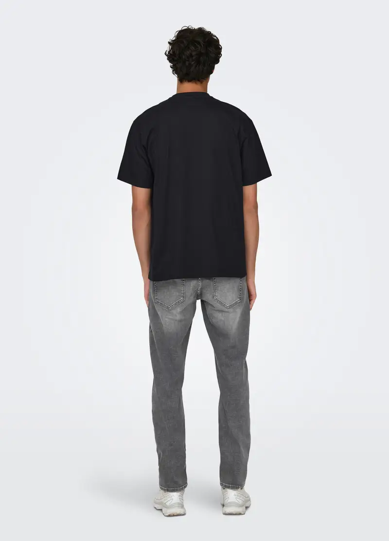 Upim T-shirt Uomo Nero 3756208 miniatura 2