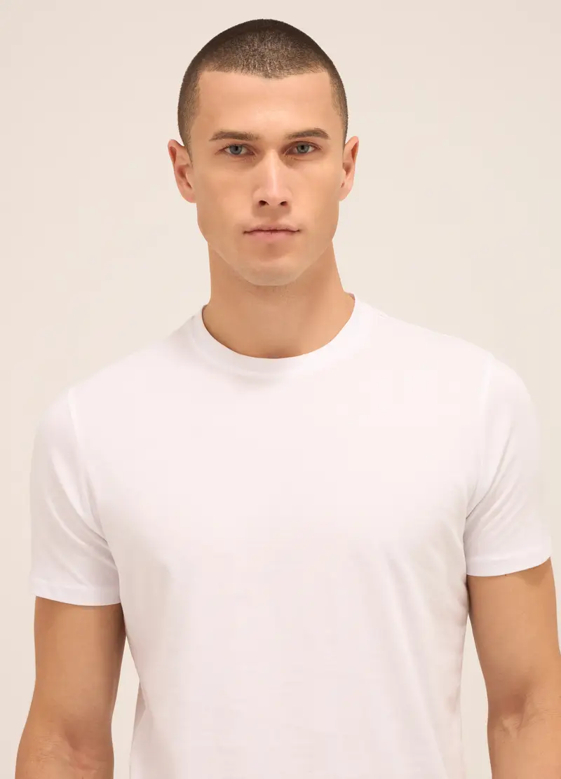 Upim T-shirt Uomo Bianco 970345 miniatura 2