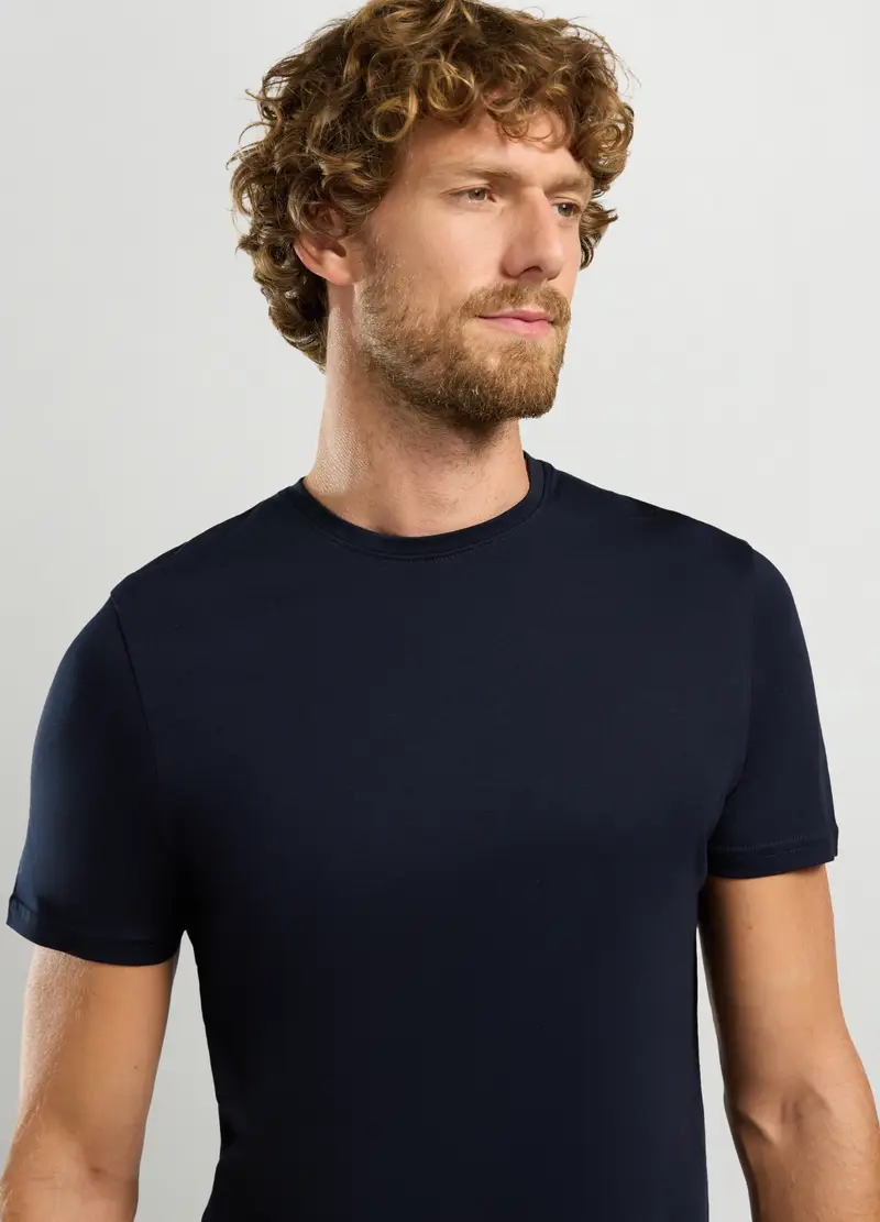 Upim T-shirt Uomo Blu 4269635 miniatura 3