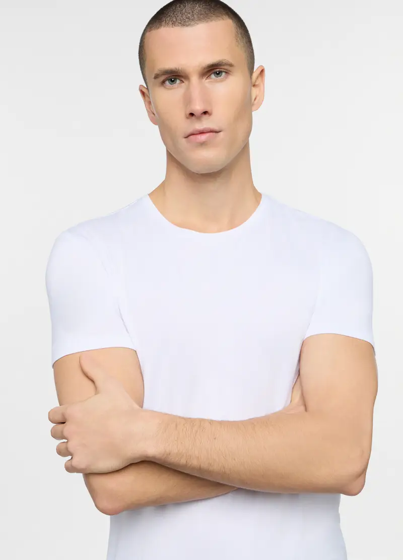 Upim T-shirt Uomo Bianco 4223576 miniatura 3