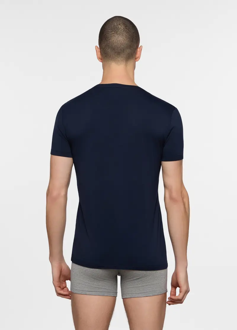 Upim T-shirt Uomo Blu 4223577 miniatura 2