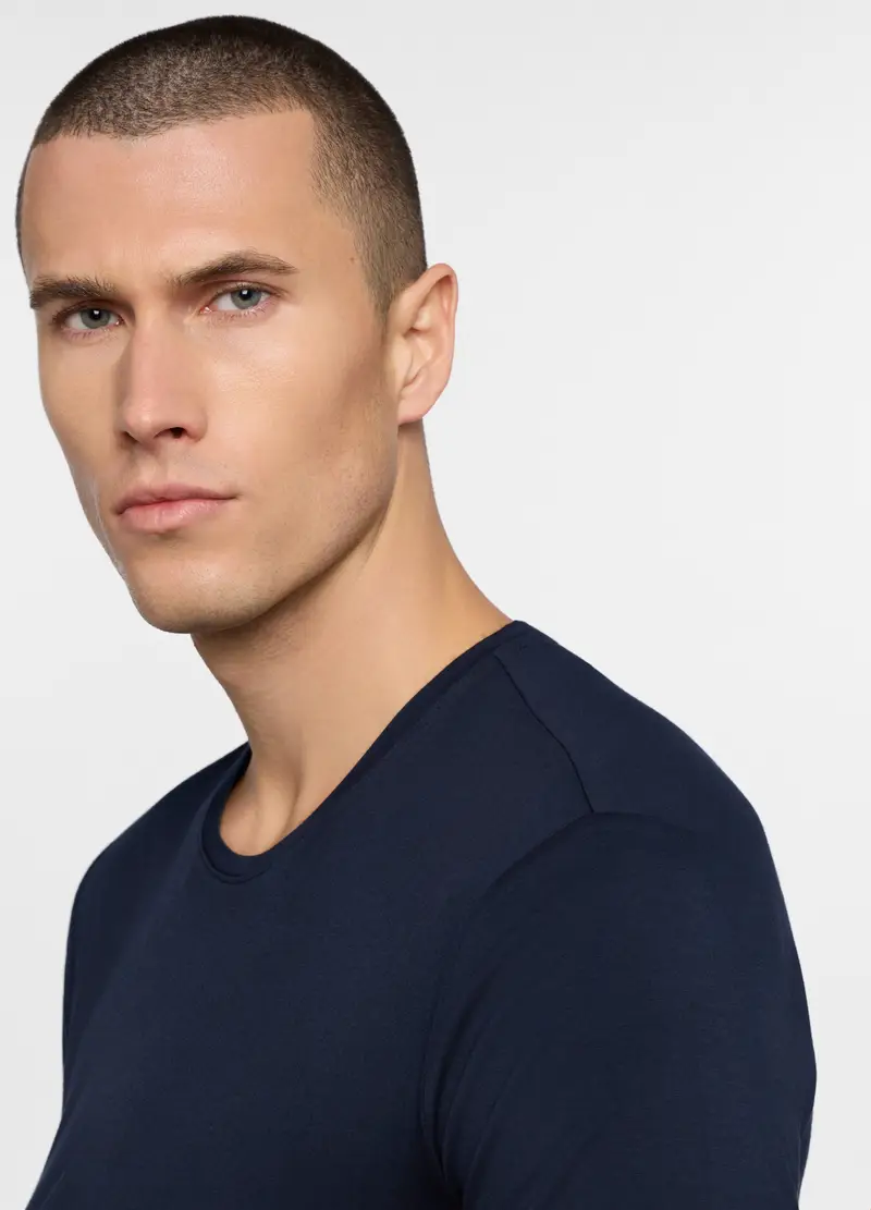 Upim T-shirt Uomo Blu 4223577 miniatura 3