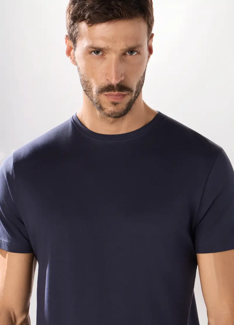 Upim T-shirt Uomo Blu 1284289 miniatura 2