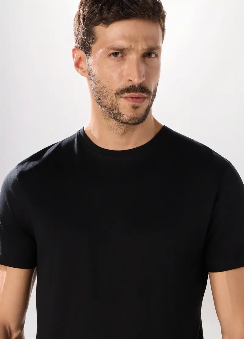 Upim T-shirt Uomo Nero 4254179 miniatura 3