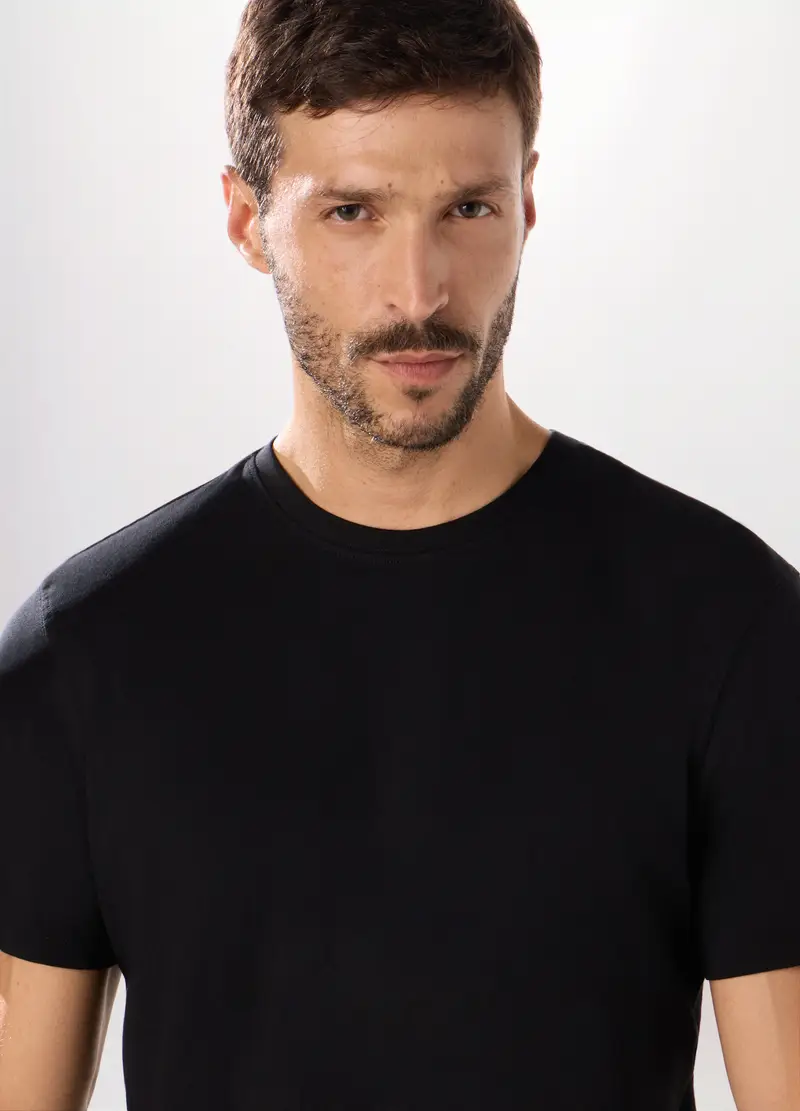 Upim T-shirt Uomo Nero 1284281 miniatura 2