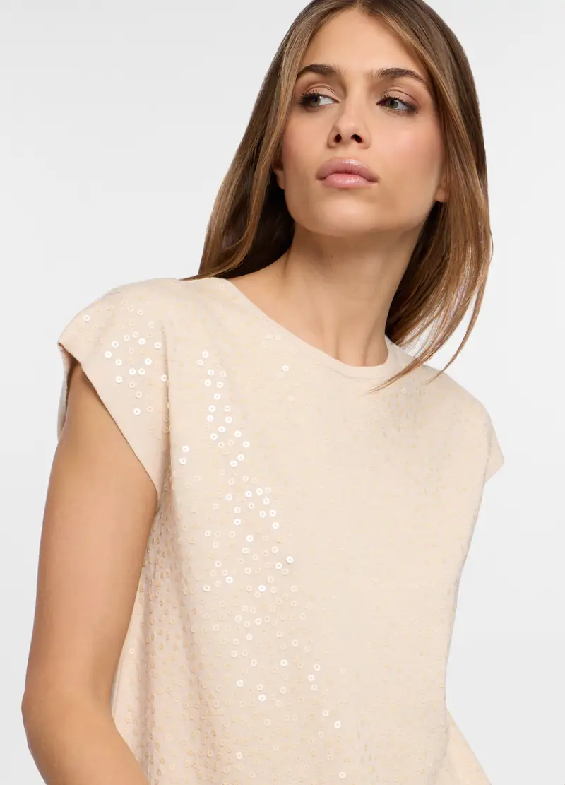 Upim T-shirt Donna Beige 4223415 miniatura 3